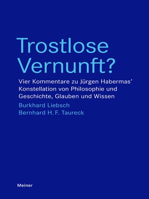 cover image of Trostlose Vernunft?